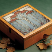 Art Nouveau Blüte Fliese