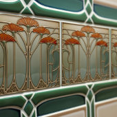Art Nouveau Blüte [Set 2/4] Fliese