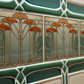 Art Nouveau Blüte [Set 3/4] Fliese