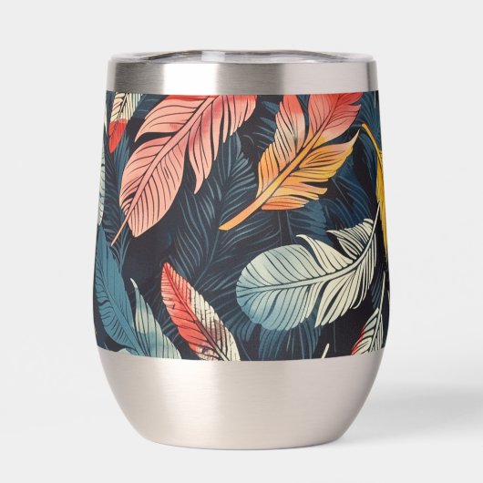 Art Nouveau Boho Feathers (Rückseite)