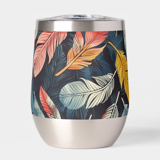 Art Nouveau Boho Feathers (Vorderseite)