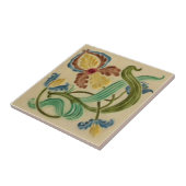 Art Nouveau Boote Iris c1900 Repro Late Viktoriani Fliese (Seite)