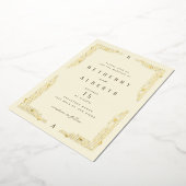 Art Nouveau Border Foil Folieneinladung (Gedreht)