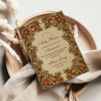 Art Nouveau Botanical Baby Dusche