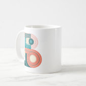 Art Nouveau | Buchstabe B Kaffeetasse (Vorderseite Links)