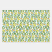 Art Nouveau Buttercup Tapete Geschenkpapier Set (Vorderseite 3)