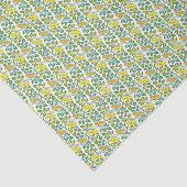 Art Nouveau Buttercup Tapete Seidenpapier (Ausschnitt)