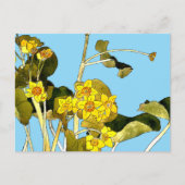 Art Nouveau Buttercups Postkarte (Vorderseite)
