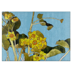 Art Nouveau Buttercups Schneidebrett