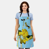 Art Nouveau Buttercups Schürze (Getragen)