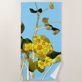 Art Nouveau Buttercups Strandtuch