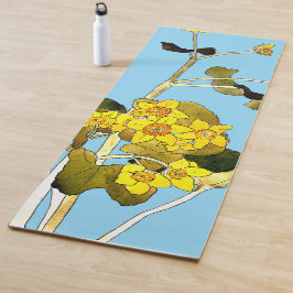 Art Nouveau Buttercups Yogamatte