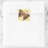 Art Nouveau Butterfly - Aufkleber (Tasche)
