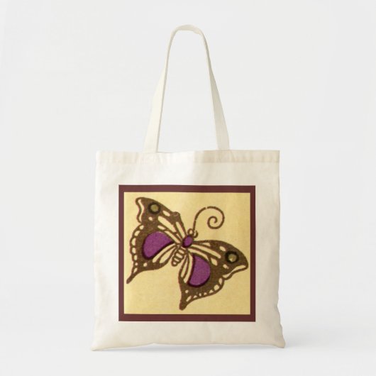 Art Nouveau Butterfly - Beutel Tragetasche (Vorne)