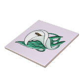 Art Nouveau calla lia Fliese (Seite)