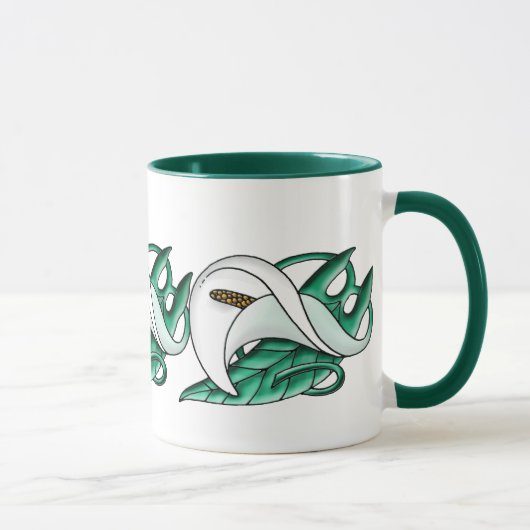 Art Nouveau calla lia Tasse (Rechts)