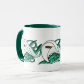 Art Nouveau calla lia Tasse (Vorderseite Links)