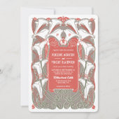 Art Nouveau Cappella Santa Maria degli Angeli Einladung (Vorderseite)