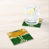 art nouveau cardboard coaster rechteckiger pappuntersetzer (Vor Ort)