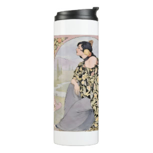 Art Nouveau Carmen Habanera Druck – Vintage Oper Thermosbecher