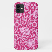 Art Nouveau Carnation Damask, Fuchsia Pink Case-Mate iPhone Hülle (Rückseite)