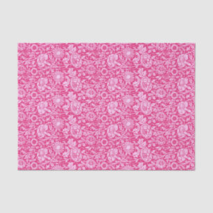 Art Nouveau Carnation Damask, Fuchsia Pink Seidenpapier