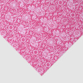 Art Nouveau Carnation Damask, Fuchsia Pink Seidenpapier (Ausschnitt)