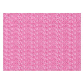 Art Nouveau Carnation Damask, Fuchsia Pink Tischdecke (Vorderseite (Horizontal))