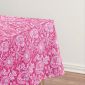 Art Nouveau Carnation Damask, Fuchsia Pink Tischdecke (Beispiel)