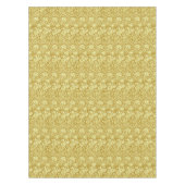 Art Nouveau Carnation Damask, Mustard and Yellow Tischdecke (Vorderseite)