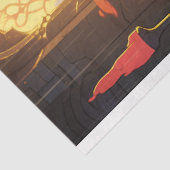 Art Nouveau Cat 1 Decoupage Paper Seidenpapier (Ausschnitt)