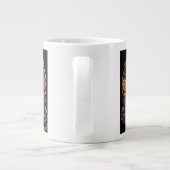 Art Nouveau Cat Espresso Tasse (Rückseite)