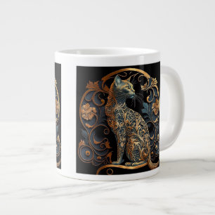 Art Nouveau Cat Espresso Tasse