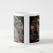 Art Nouveau Cat Espresso Tasse (Vorderseite)