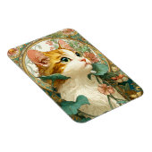 Art Nouveau Cat Magnet (Rechte Seite)