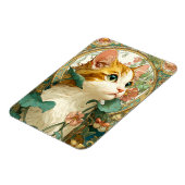 Art Nouveau Cat Magnet (Linke Seite)