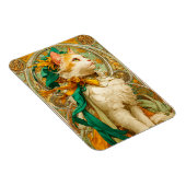 Art Nouveau Cat Magnet (Rechte Seite)