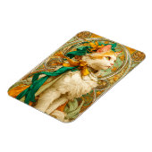 Art Nouveau Cat Magnet (Linke Seite)