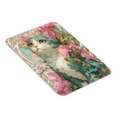 Art Nouveau Cat Magnet (Rechte Seite)