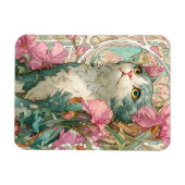 Art Nouveau Cat Magnet (Horizontal)