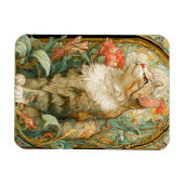 Art Nouveau Cat Magnet (Horizontal)