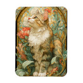 Art Nouveau Cat Magnet (Vertikal)