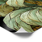 Art Nouveau Cat Poster (Ecke)