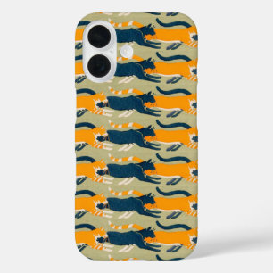 Art Nouveau Cats Case-Mate iPhone Case