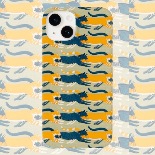 Art Nouveau Cats Case-Mate iPhone Case