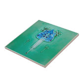 Art Nouveau Ceramic Fireplace Wall tile Fliese (Seite)