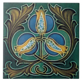 art nouveau ceramic fireplace wall tile mural fliese