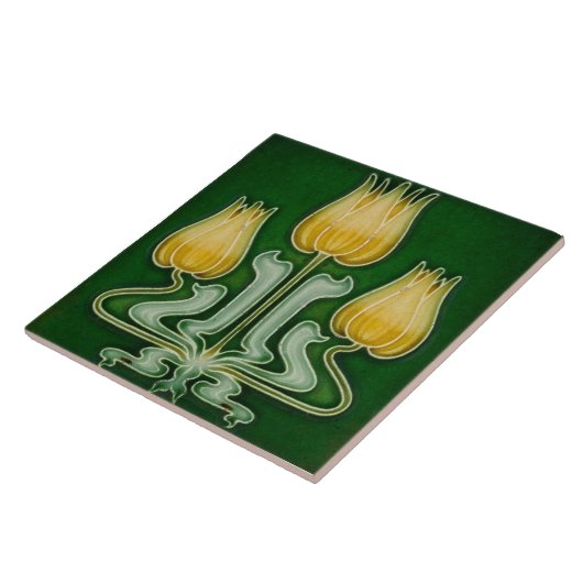 Art nouveau ceramic tile fliese (Seite)