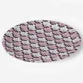 Art Nouveau Chic Pappteller (Schrägansicht)