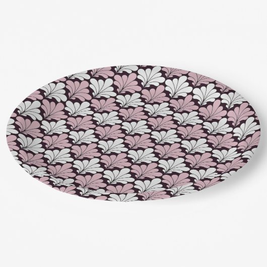 Art Nouveau Chic Pappteller (Schrägansicht)